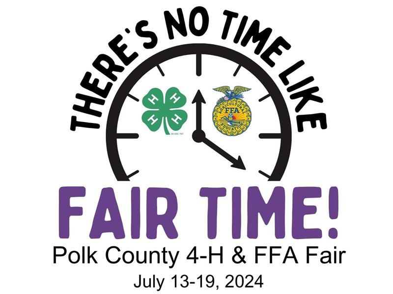 Logo for 2024 Polk County Fair