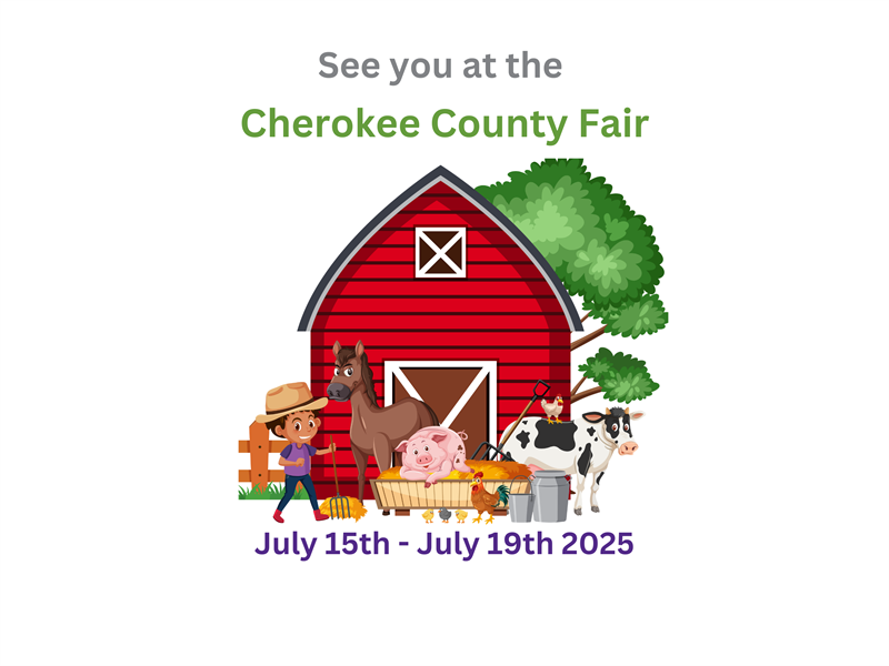 Logo for 2025 Cherokee County Fair