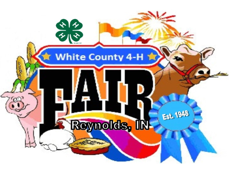 Logo for 2025 White County 4-H Fair